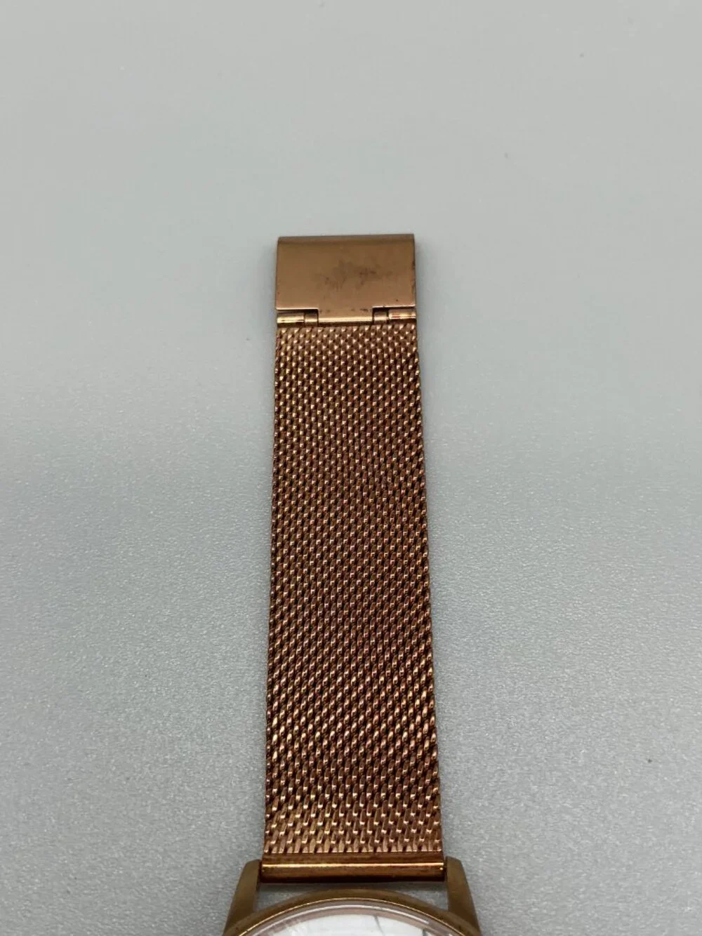 MVMT Boulevard Malibu Marble Women Watch 38mm Rose Gold Tone Mesh New Battery
